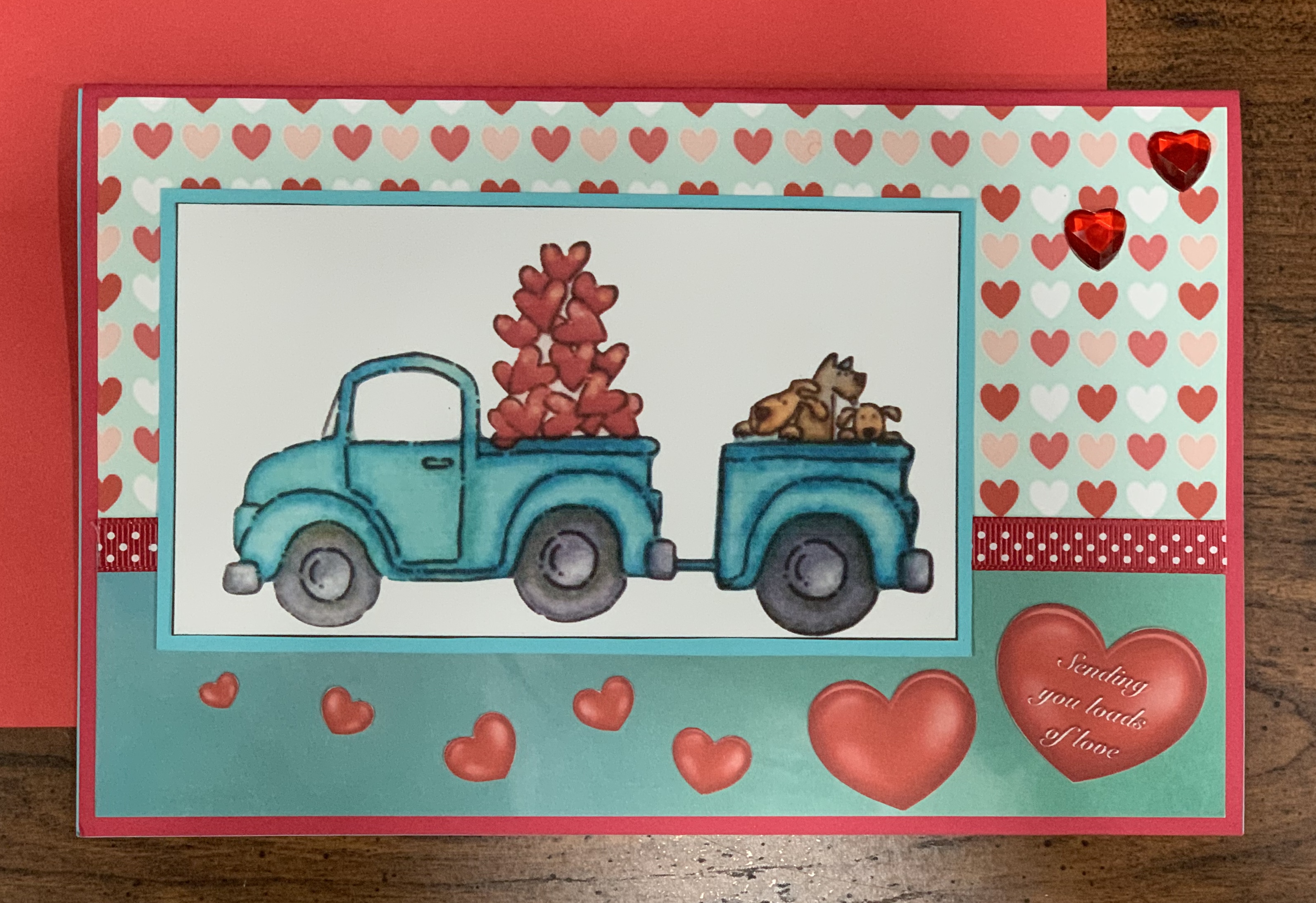 Blue Truck Valentine