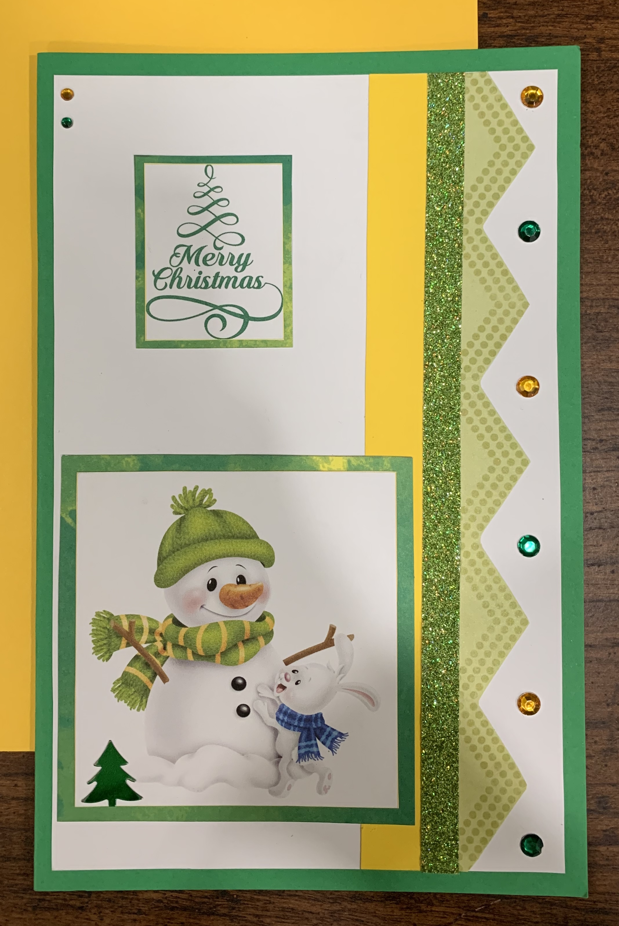 Green Snowman